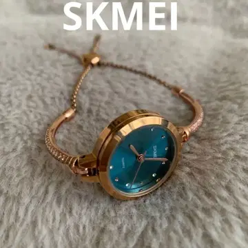SKMEI 로즈 골드 손목시계