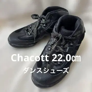 Chacott 챠콧 댄스 스니커즈 / 로우컷 22.0cm 블랙