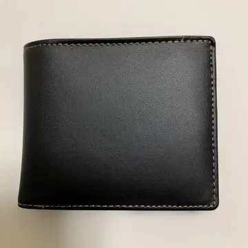 KANSAI selection 블랙 가죽 접이식 지갑