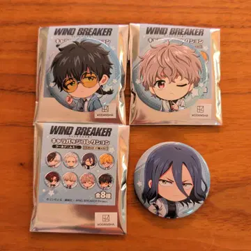 윈드브레이커 쿨 데님 미니 캔뱃지 세트