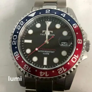 TECHNOS 테크노스 다이버즈 디자인 손목시계 베젤 남성용 스테인리스