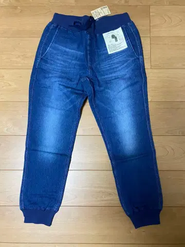 무인양품 이지 팬츠 데님풍 네이비 M 새상품 2