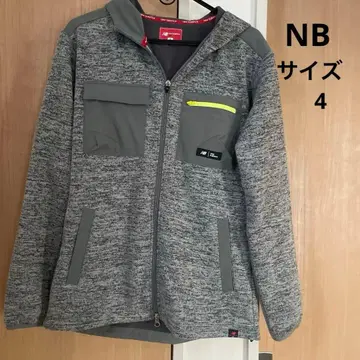 뉴발란스 골프 후드티 사이즈 4 그레이