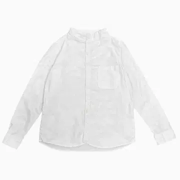 니시카 nisica 가슴 포켓 박스 노카라 셔츠 긴팔 블라우스 일본제