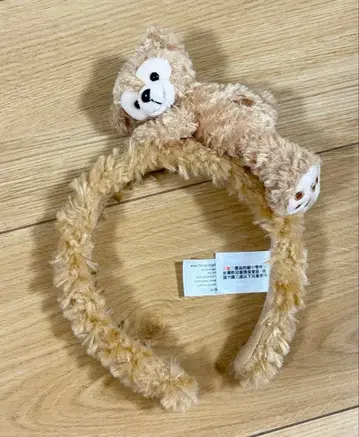 홍콩 디즈니랜드 더피 봉제 인형 머리띠