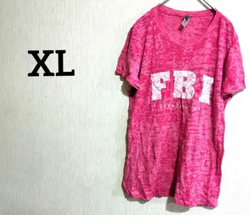 FBI 로고 핑크 T셔츠 [ XL ]