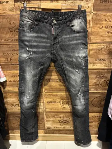 [ 가격 인하 대응 가능 ] DSQUARED2 데미지 데님 대디 바이커
