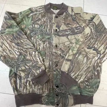 미국제 SPARTAN REALTREE 카모 패턴 버튼 업 자켓