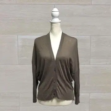 나노 유니버스 가디건 니트 무지 얇은 소재 레이온 스타일리시 포멀