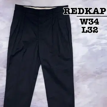 RED KAP PT38 워크 팬츠 블랙 2턱 W34 L32