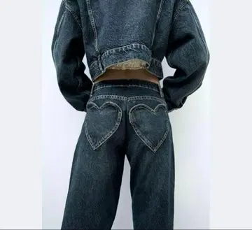 ZARA 하트 포켓 팬츠