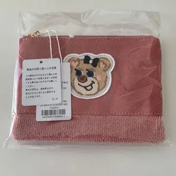 페이러 올드 테디 걸 와펜 파우치 핑크