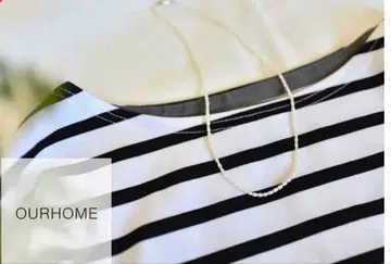 [ ourhome ] 담수 펄 목걸이 화이트