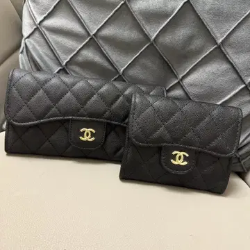 퀼팅 장지갑 접이식 지갑 세트