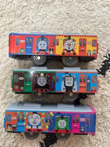 프라레일 토마스 랩핑 기차 3량 세트 / 토마스와 친구들