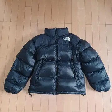 The North Face 블랙 다운 올드 눕시 700필 초기 M