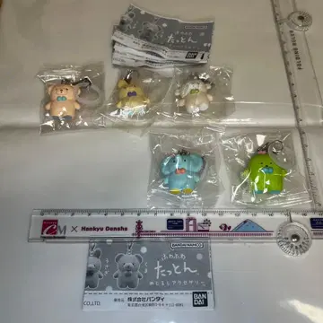 캡슐 토이의 후와후와 타톤 메지루시 액세서리 전 5종 컴프 세트입니다.