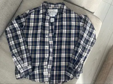 Frank & Eileen 체크 무늬 긴팔 셔츠 Xs