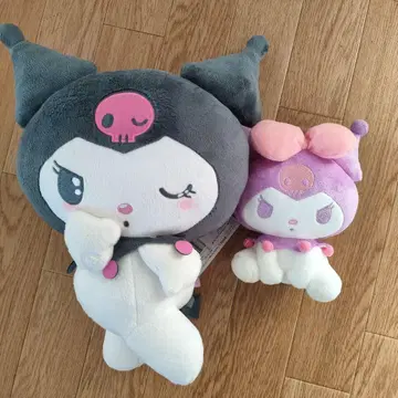 산리오 쿠로미 봉제 인형 2개