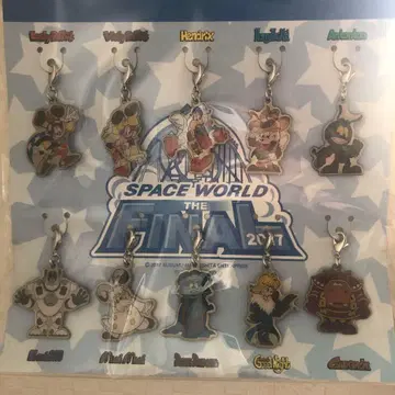 [레어] 스페이스 월드 캐릭터 키링 전원 집합