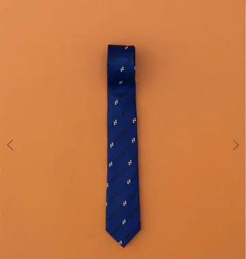 PORSCHE x POGGY JACQARD TIE 네이비 미개봉