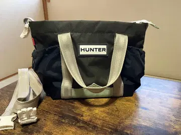 HUNTER 숄더백 블랙/민트