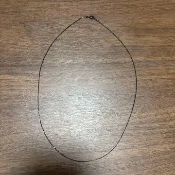 THE KISS 목걸이 체인 블랙