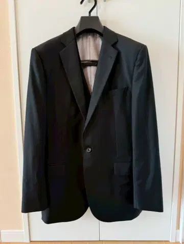 남성용 쓰리피스 블랙