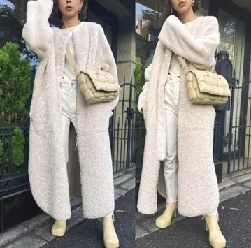 Ameri vintage REVERSIBLE TWIN BOA COAT