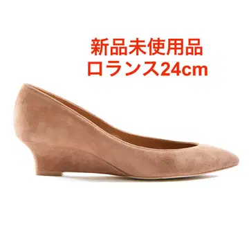 [미사용 새상품 로] 웨지솔 펌프스(24cm)