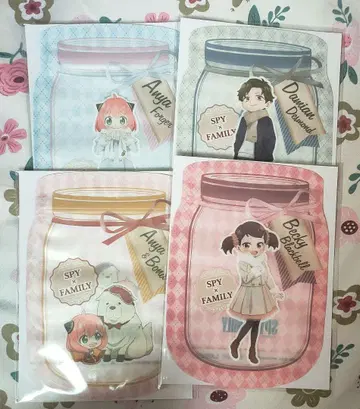 SPY x FAMILY 저금통형 클리어 파일 세트