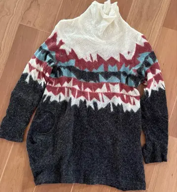 i+mu 튜닉 스웨터