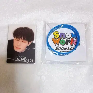 SnowMan 러버 밴드 치라미 카드 와타나베 쇼타