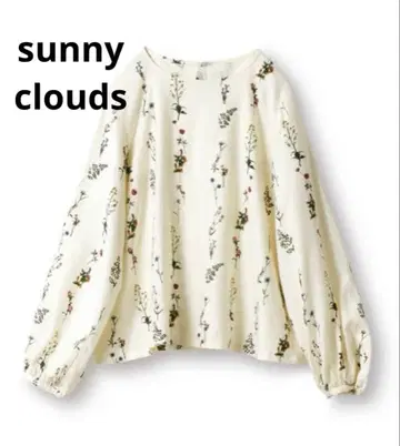 Sunny clouds HOKKOH와 함께 만든 봄꽃 도감 블라우스