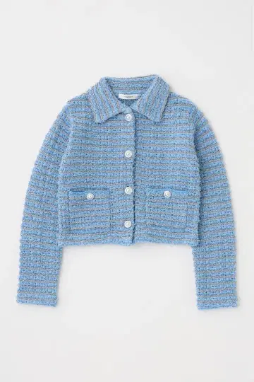 MOUSSY TWEEDY 니트 가디건