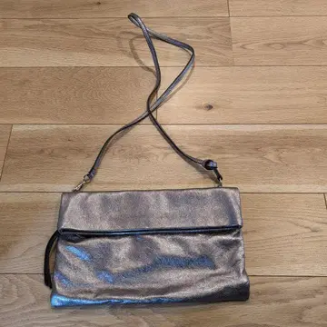 GIANNI CHIARINI 실버 가죽 숄더백