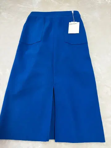 택 포함 새상품 Dessin 파랑 슬릿 타이 스커트 L 사이즈