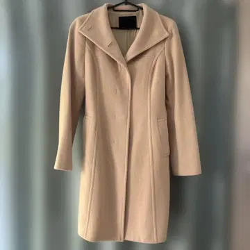 UNTITLED 베이지 롱 코트 사이즈 2