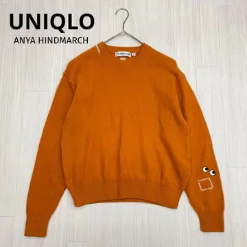 UNIQLO 안야 힌드마치 프리미엄 라무 크루넥 스웨터