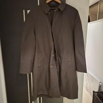 60s 다크 브라운 체스터 코트