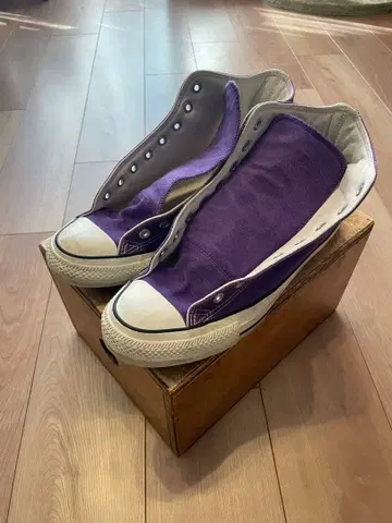 CONVERSE ALL STAR 퍼플 하이컷 스니커즈