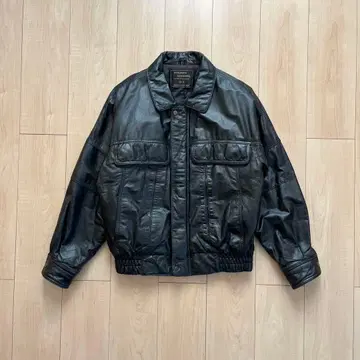 dhomme a homme 짧은 기장 a2 트래커 가죽 블루종