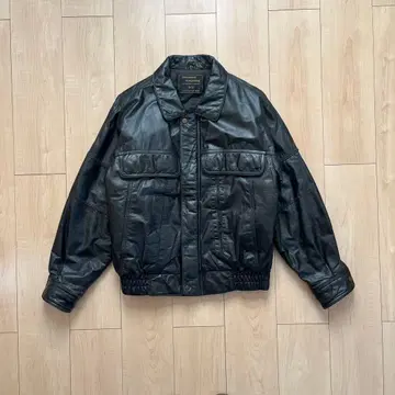 dhomme a homme 짧은 기장 a2 트래커 가죽 블루종