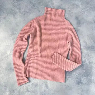 새상품급 GIANNI LO GIUDICE 캐시미어 100% 하이넥 38