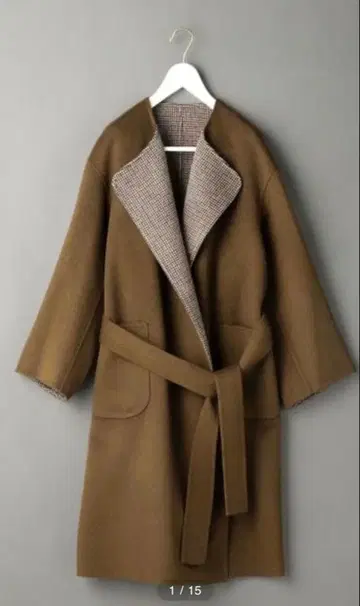 [ 새상품급 ] 클리닝 완료 ROKU 로쿠 6 리버 가운 코트 36