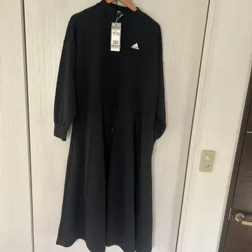 택 포함 새상품 adidas 블랙 그레이 원피스 S 사이즈