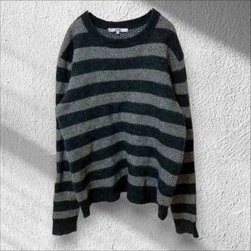 [레리움] relumeJOURNAL STANDARD 보더 울 혼방 니트