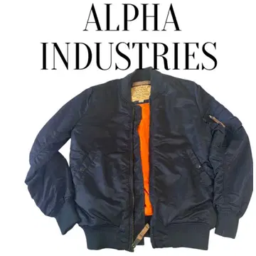 ALPHA INDUSTRIES MA-1 플라이트 재킷 네이비 00s