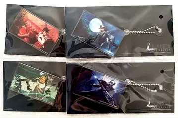 FF7EC 복권 아크릴 키링 4종 세트