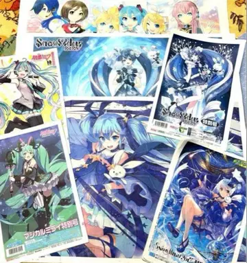 거대 포스터 포함 하츠네 미쿠 신문 묶음 판매